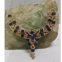 ราคา นิหร่าพม่า สร้อยคอนิหร่าพม่าสีน้ำเงิน (Blue Sapphire) (26053941778)