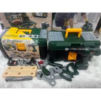 ราคา ของเล่นเด็ก ชุดช่าง กระเป๋าช่าง super tool โต๊ะช่าง สว่านเด็กเล่น เครื่องมือช่างซ่อม G261 (44466113012)