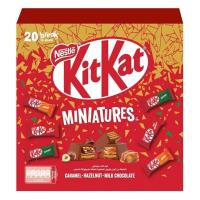 ราคา Nestle KitKat Miniatures Assortment Box มี 3 รสชาติ 20 ชิ้น นํ้าหนัก 214.5 กรัม EXP.09/09/25 (25389205763)