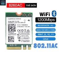 ราคา ของแท้ Intel AC 8260 Wifi 5 การ์ด Dual Band Bluetooh 4.2 แกะสําหรับแล็ปท็อป-PC-SFF-TinyPC-MiniPC (53101370646)