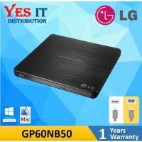 ราคา LG GP60NB50 Ultra Slim แบบพกพาภายนอก 8X DVD Writer พร้อมการสนับสนุน M-DISC (43427098383)