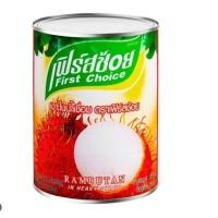 ราคา เงาะในน้ำเชื่อมเฟิร์สช้อย 565 ก.[แพ็ค6กระป๋อง] (40626705178)