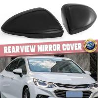ราคา กลอสสีดํารถประตูด้านข้างกระจกมองหลังเชลล์ฝาครอบสําหรับเชฟโรเลตครูซ 2017 2018 2019 ด้านข้างปีกกระจกที่อยู่อาศัยกรณีฝา (53302623175)