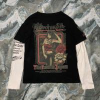 ราคา Geisha tattoo fusion japan y2k เสื้อยืด (50252724663)