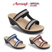 ราคา Aerosoft (แอโร่ซอฟ) รองเท้าส้นสูงผู้หญิงแบบสวมเพื่อสุขภาพ รุ่น FW8278 (46102290073)