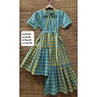 ราคา #เดรสผ้าขาวม้า #มัดโบว์คอ#ชุดผ้าขาวม้าสไตล์เก๋ #ธีมงานชุดผ้าขาวม้า (23087601759)