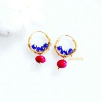 ราคา ต่างหู hamdmade☆ชุบทองไมครอน (1385028)