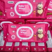 ราคา ทิชชู่เปียก (Louis’s) ทิชชู่เด็ก 80 แผ่น Baby Wipes ผ้าเปียก กระดาษทิชชู่ ผ้าเช็ดทำความสะอาด ขนาดใหญ่(20*25) (26588346819)
