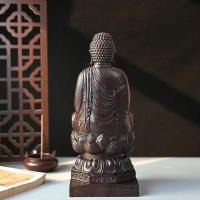 ราคา รูปปั้นพระศากยมุนีพุทธเจ้า ปางประทับนั่ง ไม้กฤษณาแท้แกะสลัก ตั้งบูชาที่บ้าน งาน craftsmanship ระดับสูง (51253010230)