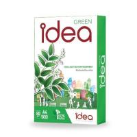 ราคา {1รีม} Idea Green กระดาษถ่ายเอกสาร 80 แกรม A4 500แผ่น (25413808430)