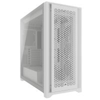 ราคา Corsair 5000D Core Airflow Tempered Glass ATX Case — White (CC-9011262-WW) ไม่มีพัดลม กล่องไม่สวย (24964046477)