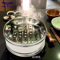 ราคา M Well Kitchenware เข่งนึ่งติ่มซำสแตนเลส ขนาด 6นิ้ว (12405142219)