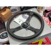 ราคา พวงมาลัย Nardi Classic 360mm Steering Wheel Black Perforated Leather Red Stitch Limited ก้านดำ ด้ายแดง ลายเซ็นแดง แตรแท้ (24336832964)