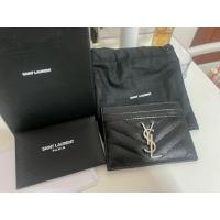 ราคา YSL card holder มือสอง อะไหล่เงิน ของแท้ (43114313482)