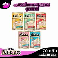 ราคา อาหารเปียก Nekko เกรวี ยกลัง (48ซอง) (55753867905)