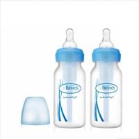 ราคา Dr.Brown's : DRBSB42405-ESX ขวดนม4 oz / 120 ml PP Narrow-Neck "Options" Baby Bottle - Blue, 2pk.(Blue) (1664434888)