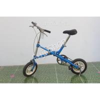 ราคา จักรยานพับได้ญี่ปุ่น - ล้อ 12 นิ้ว - ไม่มีเกียร์ - Bridgestone Transit Compact - สีน้ำเงิน [จักรยานมือสอง] (18871666450)