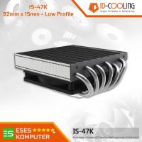 ราคา ID-COOLING IS-47K | 92MM HSF Low Profile AIR CPU Cooler Intel / AMD (43305734422)