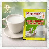 ราคา yusmira นมแพะ นำเข้าจากมาเลเซีย 20 ซอง ❌ไม่มีแผง (55603536474)