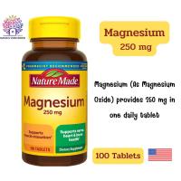 ราคา Nature Made Magnesium (แมกนีเซียม) 250 mg 100 Tablets (18341933121)