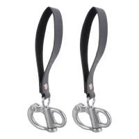 ราคา Sup 2 ชิ้น SCBA คลิปปลดเร็วพร้อมที่จับหนัง Quick Release Shackle Lanyard อุปกรณ์ดับเพลิง Enduring (29836989054)