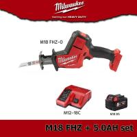 ราคา Milwaukee M18 FHZ พร้อม ชุดแบต 5.0ah (เลื่อยชัก 18 โวลต์ M18 FHZ-0) (13509279739)