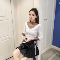 ราคา กระโปรงเทนนิสเจาะตาไก่ผูกริบบิ้น (193886163)