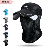 ราคา Bag12 หมวกกันแดด, Retractable Brim Outdoor UPF 50+ หมวกตกปลากันแดด, 360 ° กันแดด หมวกกันแดดมัลติฟังก์ชั่นสําหรับปั่นจักรยานสีทึบ (27027865362)