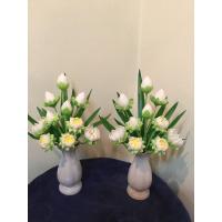 ราคา แจกันดอกบัวพับกลีบ แจกันดอกบัวงานดินปั้น ดอกบัวไหว้พระประดิษฐ์จากดินไทย (4155252709)