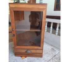ราคา ตู้ไม้สัก​ ตู้โชว์​ของ​ ตู้ลิ้นชัก​ (8274652640)