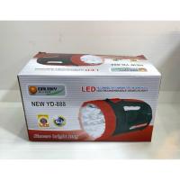 ราคา ไฟฉายฉุกเฉิน ไฟพกพามีไฟข้าง GALAXY YD-888 LED 15+6 ดวง ไฟอเนกประสงค์แบบชาร์จไฟบ้านรุ่น YD888 (41900311518)