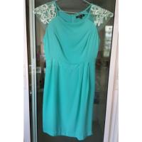 ราคา ชุดเดรสสีเขียวอมฟ้ามือสอง (1773485649)