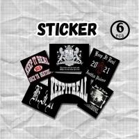 ราคา KEEPITREALL สติ๊กเกอร์กระดาษไวนิลเคลือบมันเงา Unofficial 6 ชิ้น (47953126005)