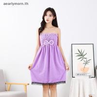 ราคา อ่า สไตล์เกาหลีน่ารักโบว์ผ้าขนหนูอาบน้ําดูดซับกระโปรงอาบน้ําลูกไม้ชุดเจ้าหญิงหนาสําหรับใช้ในบ้าน ไทย (47052831321)