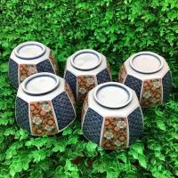 ราคา ถ้วยน้ำจิ้มลายเบญจรงค์ญี่ปุ่น ขนาด 3.8” ราคา 60฿/1ใบ #เซรามิคมือสองญี่ปุ่น (13602988999)