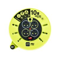 ราคา LUCECO โรลสายไฟ 4หัว 10เมตร ขนาด1.0mm รุ่น CMTH10104SL-GH สีเขียว (19459624933)