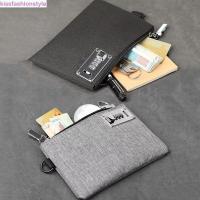 ราคา KISSFASHIONSTYLE กระเป๋าสตางค์ล็อค, กระเป๋าใส่เหรียญ Anti-Theft Locking Money Bag, Multi-Functional Phone Case Oxford Cloth Strong Zippers Mens Clutch Bag Cash Passports (42477611018)