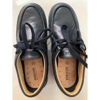 ราคา รองเท้าหนังเด็กชาย Geox แท้ มือสอง แต่สภาพใหม่มาก ใส่ครั้งเดียว เบอร์ 35 ความยาวรองเท้า 23 ซม. (29324656903)