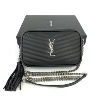 ราคา ysl lou mini bag black/silver (7463326884)