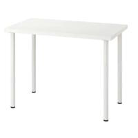 ราคา โต๊ะทำงาน อิเกีย สีขาว LINNMON ลินมูน / ADILS อดิลส์ โต๊ะ 100x60 ซม. โต๊ะไม้มินิมอล (22621126121)
