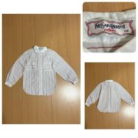 ราคา ส่งต่อ เสื้อเชิ้ตYSL enfants size 120 สำหรับเด็กผู้หญิง อก 28“ (29753809350)