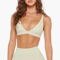 ราคา 【Anran】กีฬา บรา ลึก V แฟชั่นความงามกลับกันกระแทกการรวมกันผิวหนังเป็นมิตร บรา โยคะ ปิลาเตส (54902432609)