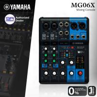 ราคา (ส่งฟรี/ผ่อน0%) YAMAHA MG06X Mixer มิกเซอร์ 6CH เอฟเฟคในตัว ปรีไมค์ D-PRE มิกซ์ ยามาฮ่า ประกันศูนย์ไทย1ปี (2326754253)