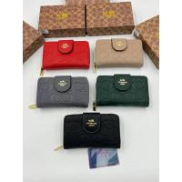 ราคา กระเป๋าสตางค์ผู้หญิง กระเป๋าใส่นามบัตร #coach 2in1 6นิ้ว#พร้อมส่งในไทย #อุปกรณ์ครบ กล่อง การ์ด ถุงผ้า (24284728401)
