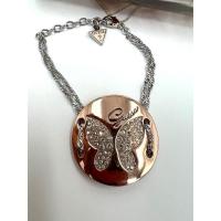 ราคา กําไลข้อมือเหรียญผีเสื้อแท้ Guess (40726360930)