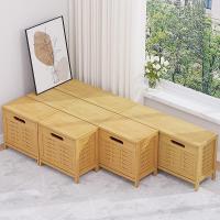 ราคา โต๊ะข้างเตียงไม้เนื้อแข็งนอร์ดิกเรียบง่าย/ตู้เก็บของห้องนอน/ตู้ข้าง (24561705959)