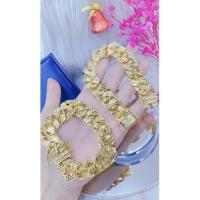 ราคา High-end 18 Gold-Plated 18-Plated Gold-Plated Men 'S Shakes สวยและหรูหรามาก (27100363076)