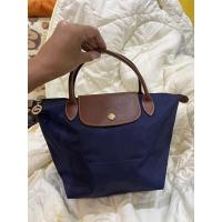 ราคา พร้อมส่ง**กระเป๋าถือผ้าใบเล็ก Longchamp แท้มือสอง (15906500506)