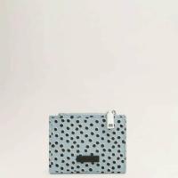 ราคา Mango Safiano Effect Purse - Polkadot Blue - Card Wallet (15919057290)