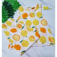 ราคา ชุดเด็กผู้หญิง เสื้อ+กางเกง ลายมะนาว แบรนด์ F&F (11010378171)